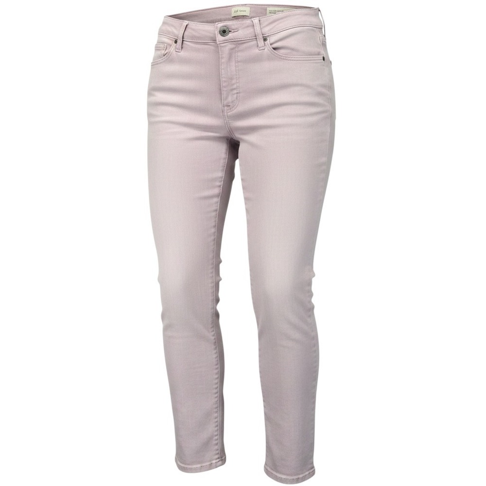 J.Jill Authentic Fit Slim Ankle Jeans Women's 10 Pink Stretch Denim Pants Blush